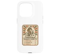Grandpa's Guide To | Retro Vintage Biker Grandfather Case for iPhone 15 Pro