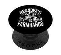 Grandpas Little Farmhands Tractor Barn Scene PopSockets Adhesive PopGrip