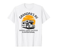 Grandpa's RV Where Every Detour is Intentional Value Graphic T-Shirt
