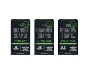 Grandpa's Soap Pine Tar Soap - 4.25 Oz, 3 Pack