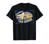 Grandpa's Taxi Service Funny Cute Grandkids Grandfather T-Shirt
