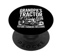Grandpa's Tractor Club Future Farmers Welcome PopSockets Adhesive PopGrip