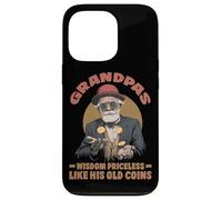 Grandpas wisdom priceless like his old coins Case for iPhone 13 Pro