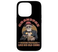 Grandpas wisdom priceless like his old coins Case for iPhone 14 Pro