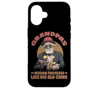 Grandpas wisdom priceless like his old coins Case for iPhone 16
