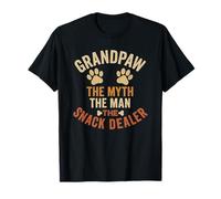 Grandpaw The Myth The Man Snack Dealer Vintage T-Shirt