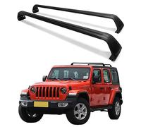 Grandroad Roof Rack Cross Bars for Jeep Wrangler JK JL Gladiator JT (4 Hardtop Door) Aluminum Jeep Roof Rack Cross Bars for Cargo Kayak, Luggage, Easy Install and Less Noise