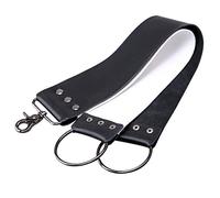 Grandslam Leather Strop for Straight Razor Sharpening and Smooth - Professional Straight Razor Knife Cowhide and Canvas Dual Strop