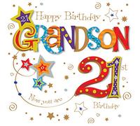 Grandson 21st Birthday Greeting Card By Talking Pictures Greetings Cards