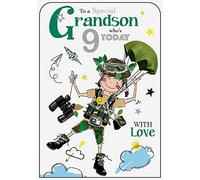Grandson 9th Birthday Card