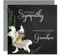 Grandson Bereavement Card - Deepest Sympathy on Losing Your Grandson Card, Sorry for your loss