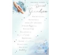 GRANDSON Birthday card from the meaningful and heartfelt 'Tenderness' range.