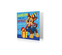 Grandson Birthday Card, Paw Patrol Grandson Birthday Card, Grandson Birthday Card Paw Patrol, Happy Birthday Card Grandson