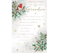 GRANDSON Christmas card from the meaningful and heartfelt 'Tenderness' range.