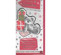 Grandson Christmas Card ~ To A Special Grandson Have A Wonderful Christmas ~ Santa & Xmas Tree Slim Card