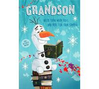 Grandson Frozen 2 Includes Activity Birthday Card Hallmark 25531136 Medium