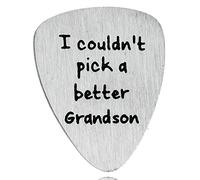 Grandson Gifts Musical Gift For Grandson I Couldn't Pick A Better Grandson Guitar Picks