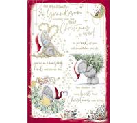 GRANDSON Me To You Bear Teddy 'storybook' CHRISTMAS Card