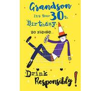 Grandson On Your 30th 30 Happy Birthday Card Lovely Verse