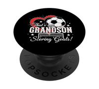Grandson Soccer Scoring Goals PopSockets Adhesive PopGrip