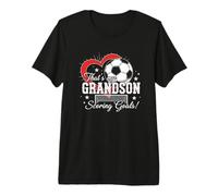 Grandson Soccer Scoring Goals Premium T-Shirt