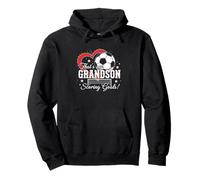 Grandson Soccer Scoring Goals Pullover Hoodie