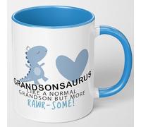 Grandsonsaurus Mug Awesome Gift for Grandson for Christmas Or Birthday