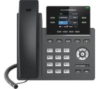 Grandstream GRP2612 IP Phone | 4 Lines, 4 SIP Accounts | 2.4-Inch Color Display | Dual-port Gigabit Ethernet