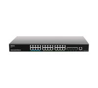 GRANDSTREAM GWN7813P Manageable Layer Switch (Layer) 3 Rackable. Ports: 24x GbE RJ45 PoE 802.3 AF/at, 60W per Port, 4X SFP+, Redundant PSU Optional Brand