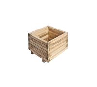 Grange Elite Square Large Wooden Garden Planter - 36 x 50 x 50 cm - Premium Timber Outdoor Plant Pot for Flowers, Shrubs & Herbs - Pressure Treated Wooden Planter Box for Patios, Decking & Landscaping