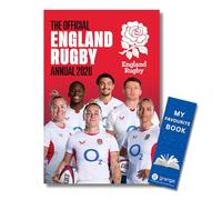 Grange Official England Rugby Annual 2025 with Organisation Stickers