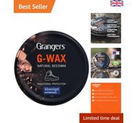 Grangers G-Wax | 80g | Traditional Wax Nourishes and Waterproofs Leather Walking Boots and Outdoor Footwear