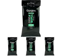 Granger's Hand Wipes | 12 Wipes | Biodegradable Hand Wipes are Soft and Gentle | Antiviral and Kill up to 99.99% of Germs (Pack of 4)