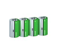 Granicell 4 Pack D Rechargeable Battery, 1.2V, 10000mAh High Energy, Low Self-Discharge D Cell NiMH Battery, Approx. 1300 Charge Cycles