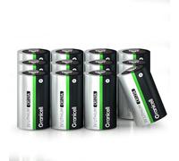Granicell CR123A Lithium Battery 12-Pack, 1500mAh 3V CR123A Battery, Suitable for Flashlights, Smoke Alarms, Photography, Toys [Not Rechargeable]