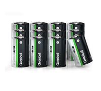 Granicell CR2 Lithium Battery, 900mAh 3V High-Power Long-Life CR2 Lithium Battery, 12-Pack, Suitable for Flashlights, Flashlights, Photography【Not Rechargeable】