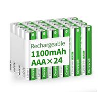 Granicell Rechargeable AAA Batteries, 1100 mAh High Capacity AAA Battery, 1.2V NiMH Low Self-Discharge Triple A Batteries, 24 Pack