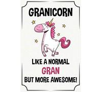 granicorn like a normal gran but more awesome funny cute cool unicorn birthday christmas notebook journal gag gift for gran: happy mothers day ... kids grandson granddaughter grandkids