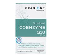 GRANIONS - Coenzyme Q10-30 Vegetable Capsules = 30 Days - Coenzyme Q10 - Magnesium - Copper - Antioxidant - Skin Beauty - Laboratoire des Granions - French Brand