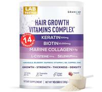Granions - Pro Keracys - Marine Collagen - Hair Growth & Density - 300g | Proven Results, Highly Assimilable Collagen, Food Supplement Hair, Keratin Hair, Biotin