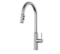 Granitan Luna Pull Out Kitchen Mixer Tap Chrome Finish 2 Spray Modes 1 Pack