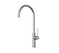 Granitan Prestige Slim Kitchen Mixer Tap Brushed Stainless Steel Inox Swivel Spout 424mm 1 Pack