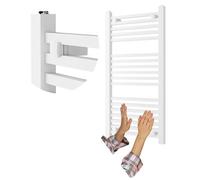 Granitan Towel Radiator Bergen 100X45Cm White Ladder Design Bathroom Heating Central Heating Radiator