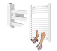 Granitan Towel Radiator Bergen 60X40Cm White Ladder Design Bathroom Heating Cv Radiator