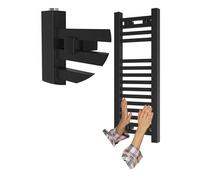 Granitan Towel Radiator Bergen 80X30Cm Black Ladder Design Bathroom Heating Central Heating Radiator