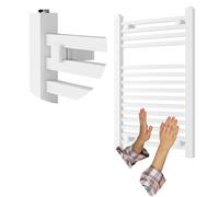 Granitan Towel Radiator Bergen 80X50Cm White Ladder Design Bathroom Heating Central Heating Radiator