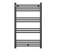 Granitan Towel Radiator Puerto 100X60Cm Black Ladder Design Bathroom Heating Cv Radiator