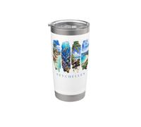 Granite Boulders and Coral Reefs Vacation Seychelles Stainless Steel Insulated Tumbler