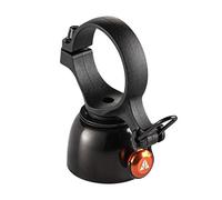 Granite Cricket MTB Bell, 22.2-35mm Clamp, Single-Strike and Cowbell Modes | Brass shell, zinc alloy striker, spacers for 22mm, 31.8mm and 35mm bars, single-bolt clamp, BMX, road and gravel use
