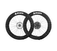 Granite Crust Bike Tyre Covers - Fits 24-29 Inch Bicycle Wheels - Mud & Dirt Protection for Car and Home - Washable, Easy-Fit, Includes Compact Storage Bag